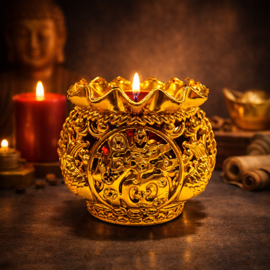 好运福袋酥油烛 GOOD LUCK CANDLE