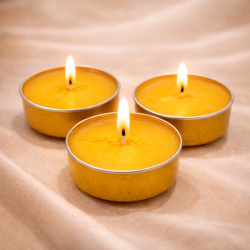 祈福酥油芯 *黄 BLESSING CANDLE *YELLOW 祈福酥油芯 *黄 BLESSING CANDLE *YELLOW