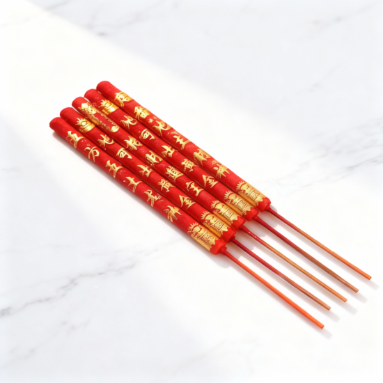 福海五方地主红香 FIVE EARTH DEITIES JOSS STICK - RED 