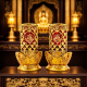 福海招财进宝对烛 FORTUNE CANDLE SET 福海招财进宝对烛 FORTUNE CANDLE SET