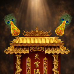 福海旺财金花 *小号 GOLDEN FORTUNE EMBLEM 福海旺财金花 *小号 GOLDEN FORTUNE EMBLEM