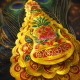 福海旺财金花 *小号 GOLDEN FORTUNE EMBLEM 福海旺财金花 *小号 GOLDEN FORTUNE EMBLEM