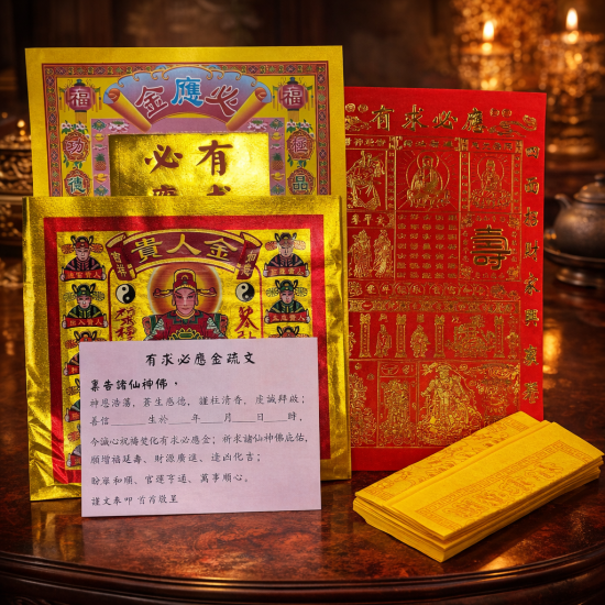 有求必应金 Wishful Joss Paper(5包) 有求必应金 Wishful Joss Paper(5包)