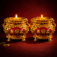 福海黄金聚宝盆对烛 PROSPERITY CANDLE SET