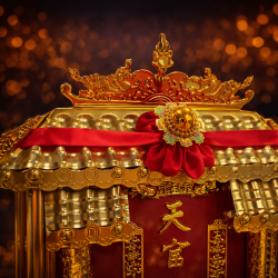 福海龙珠绣球 * 小号 RED FORTUNE ORL 福海龙珠绣球 * 小号 RED FORTUNE ORL