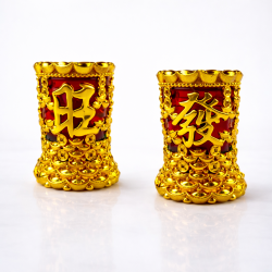 福运旺来对烛 PROSPERITY BLESSINGS CANDLE SET