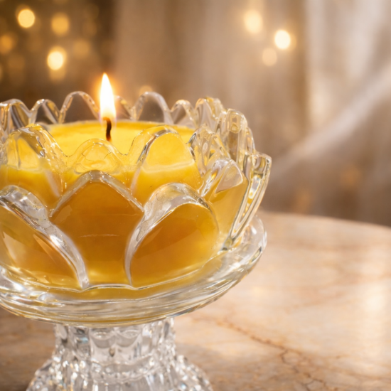 莲花开运酥油烛*黄 PROSPEROUS LOTUS CANDLE *YELLOW 莲花开运酥油烛*黄 PROSPEROUS LOTUS CANDLE *YELLOW