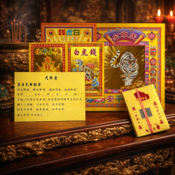 虎爷金 (5包) TIGER DEITY GOLD JOSS PAPER (5 PACKS) 虎爷金 (5包) TIGER DEITY GOLD JOSS PAPER (5 PACKS)