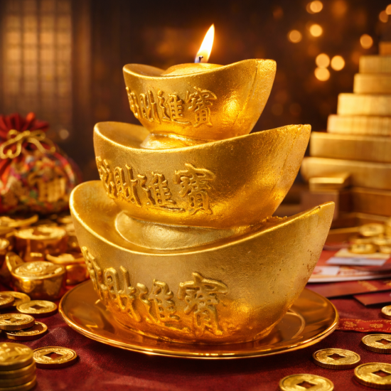 财富节节高酥油烛 TREASURE CANDLE 财富节节高酥油烛 TREASURE CANDLE