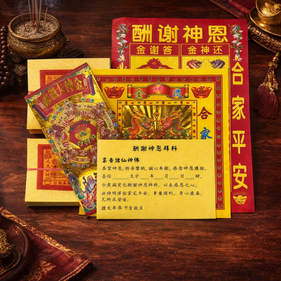 酬谢神恩拜料 (5包) THANKSGIVING JOSS PAPER (5 PACKS) 酬谢神恩拜料 (5包) THANKSGIVING JOSS PAPER (5 PACKS)