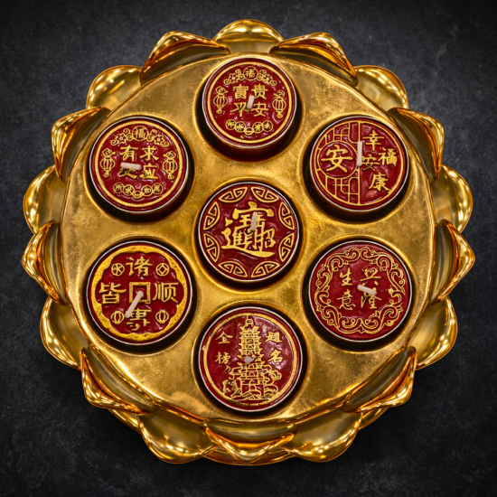 黄金七星宝烛 GOLDEN SEVEN STAR TREASURE CANDLE 黄金七星宝烛 GOLDEN SEVEN STAR TREASURE CANDLE