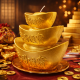 财富节节高酥油烛 TREASURE CANDLE 财富节节高酥油烛 TREASURE CANDLE