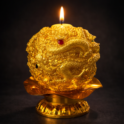 龙转乾坤酥油烛 LUCKY CANDLE