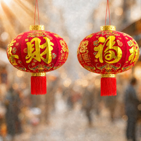 2027 新春灯笼(一对)大 2027 新春灯笼(一对)大