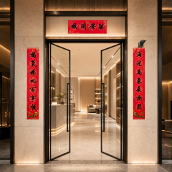 2027 商业春联 Spring Festival Couplets / Business