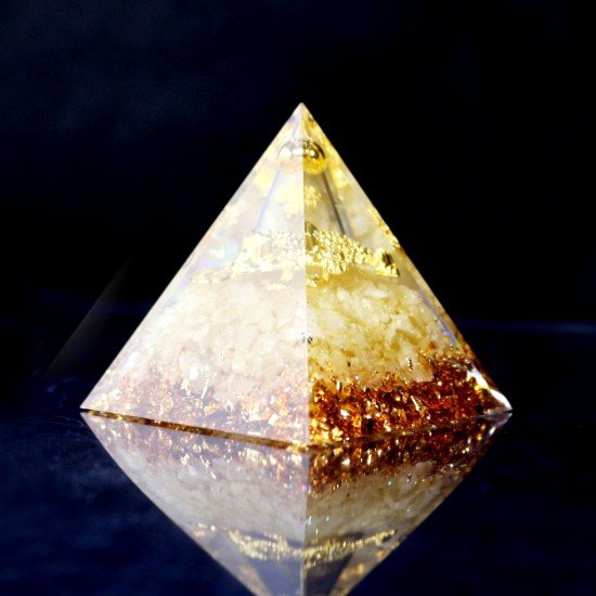 咬钱金蟾蜍奥根 Golden Money Toad Orgonite