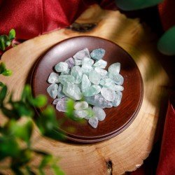 消磁碎水晶:萤石 Tumbled Fluorite 消磁碎水晶:萤石 Tumbled Fluorite