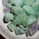 消磁碎水晶：萤石 Tumbled Fluorite 