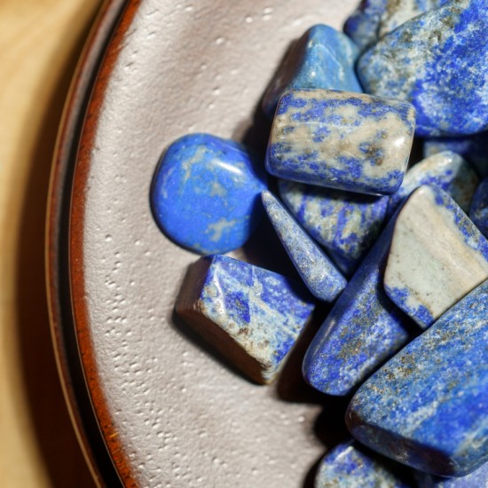 消磁碎水晶：青金石 Tumbled Lapis Lazuli