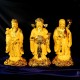 三星聚财 / 金沙福禄寿 Fortune / Golden Sanded Three Auspicious Lucky Star Gods