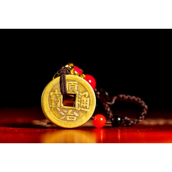 五帝贵人鞋 Pendant of Chinese ancient coins and shoes