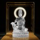 古法琉璃观音 Avalokitesvara Clear Statue (Ancient Glazed Glass)