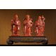 吉祥三星福禄寿 Three Auspicious Lucky Star Gods (Wood Carving)