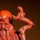 吉祥三星福禄寿 Three Auspicious Lucky Star Gods (Wood Carving)