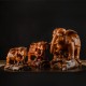 大象 - 吉祥旺财赐福  Auspicious Prosperity Blessed Elephant (Wooden Material)