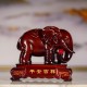 大象 - 平安吉祥 （特小)  Elephant of Auspicious, Wishful and Safeness (Shine Wooden Material) - Extra Small