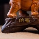 大象 - 旺财纳福  Absorber Prosperous Wealth Elephant (Wooden Material)