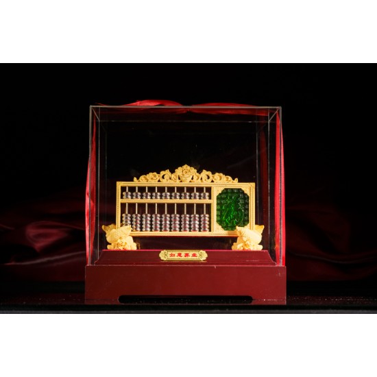 如意镀金算盘 Golden Wishful Abacus (Golden Coating)