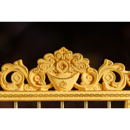 如意镀金算盘 Golden Wishful Abacus (Golden Coating)