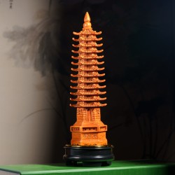开运文昌塔(木色) Scholar Pagoda (Wooden Material)