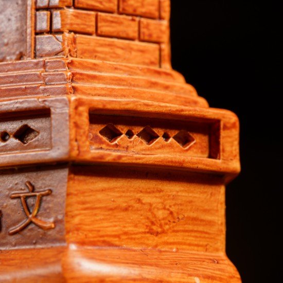 开运文昌塔(木色) Scholar Pagoda (Wooden Material)