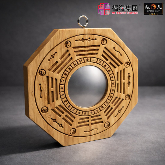 桃木镇宅化煞八卦镜 FENG SHUI EIGHT TRIGRAMS MIRROR 桃木镇宅化煞八卦镜 FENG SHUI EIGHT TRIGRAMS MIRROR