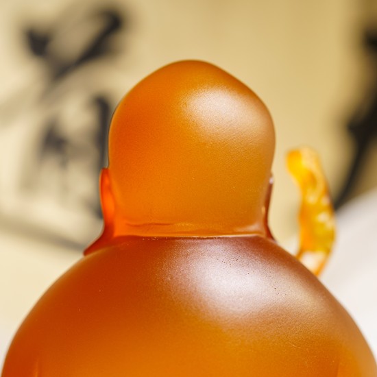 水琉璃福禄寿 Three Auspicious Lucky Star Gods (Liquid Glazed Glass)