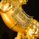 马到成功 (镀金)  Successful Arrival of Horse Statue (Golden Coating)