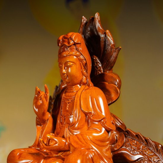 骑龙观音 Guan Yin Riding Dragon 