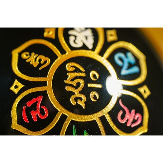 黑曜石葫芦（心经）Obsidian Gourd with Heart Sutra