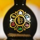 黑曜石葫芦（心经）Obsidian Gourd with Heart Sutra