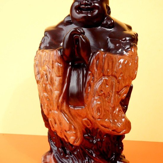 黑檀木笑佛 / 大 Black Wood Laughing Buddha