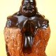 黑檀木笑佛 / 大 Black Wood Laughing Buddha