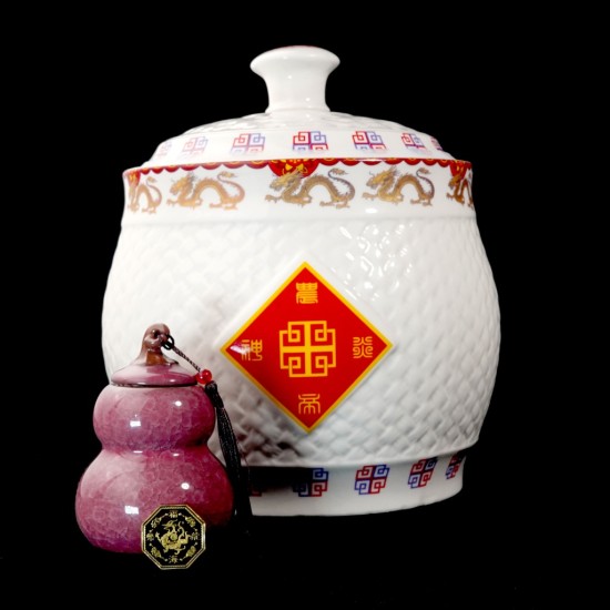 九运丰收风水米缸 - 5KG +福海旺火葫芦