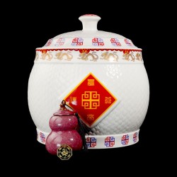 九运丰收风水米缸 - 10KG +福海旺火葫芦