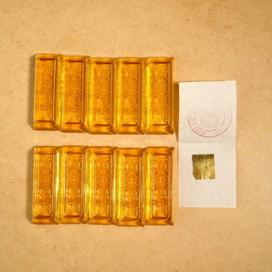 琉璃小金砖 Glaze Bullion (10个)