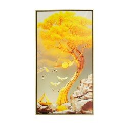 风水画 PT00111 : 聚财金树 Wealth Golden Tree