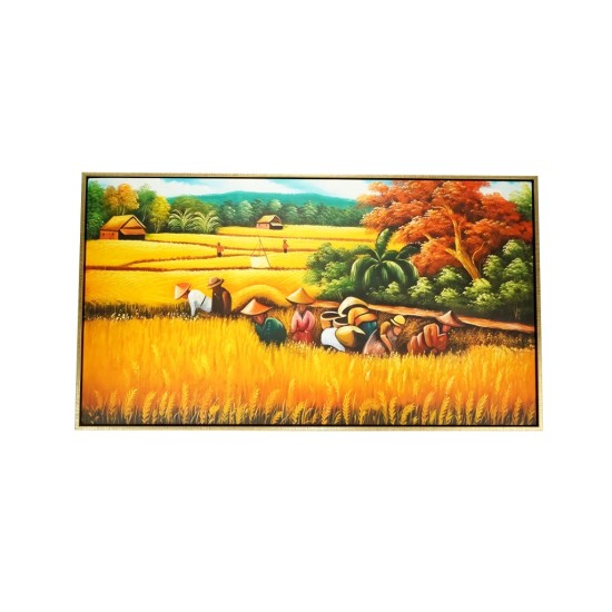 风水画 PT00124: 五谷丰收 Bumper Grain Harvest