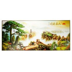 风水画 PT00129 : 壮丽长城 The Glorious Great Wall