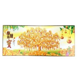 风水画 PT00138 : 招财金树 Golden Wealth Tree
